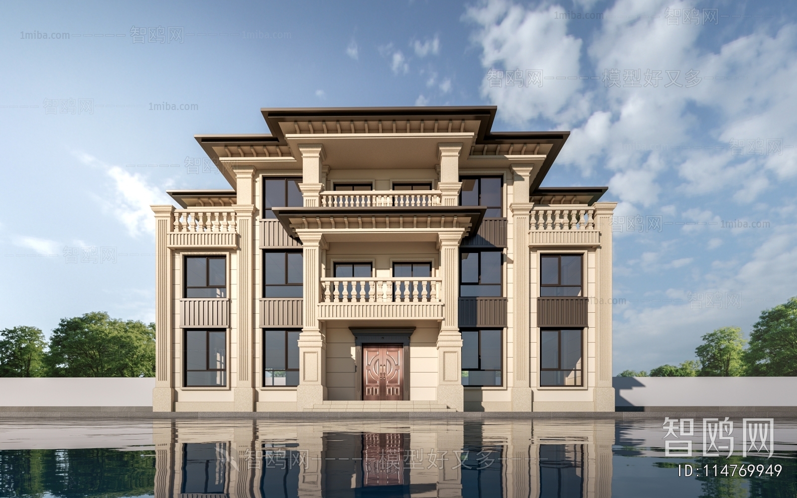 Simple European Style Detached Villa