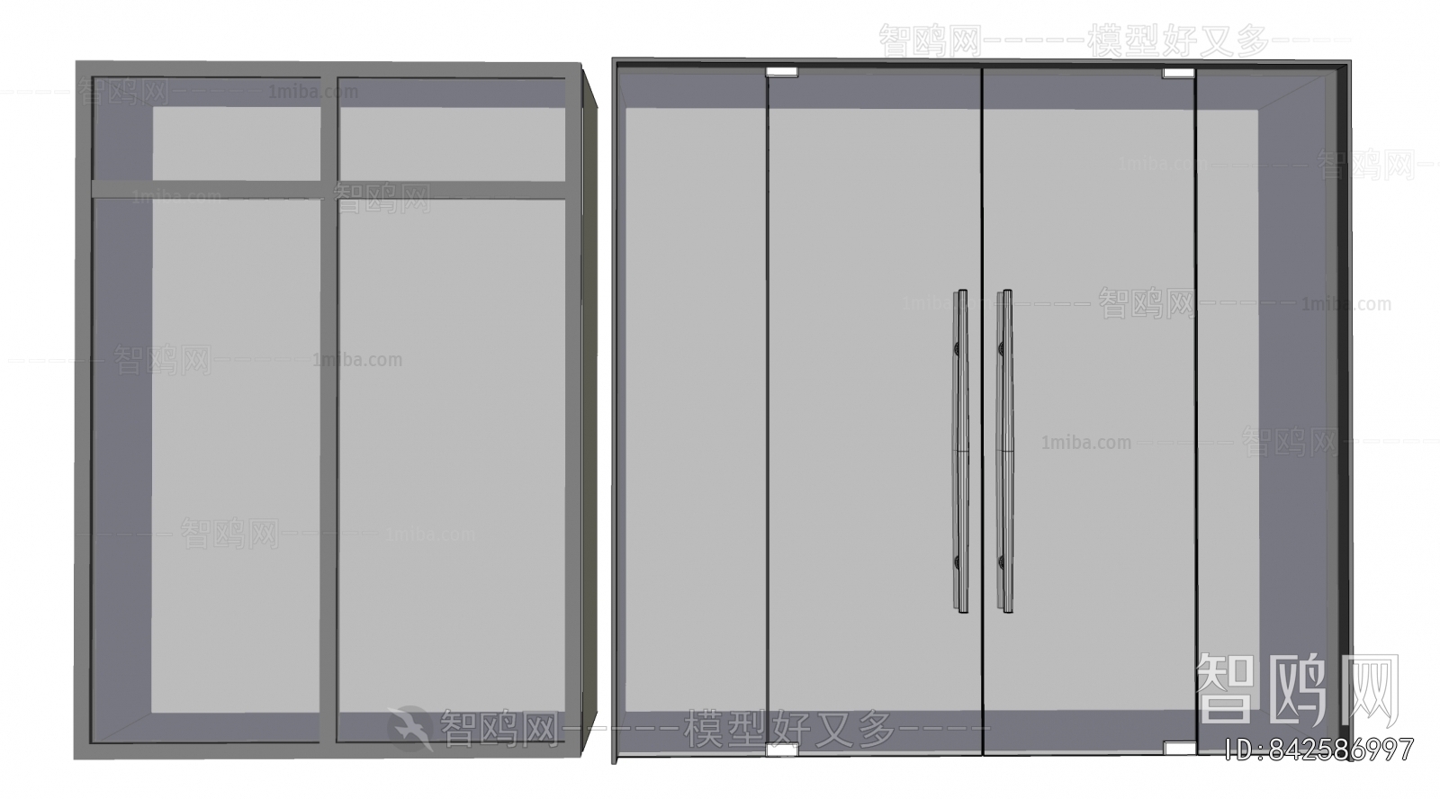 Modern Double Door