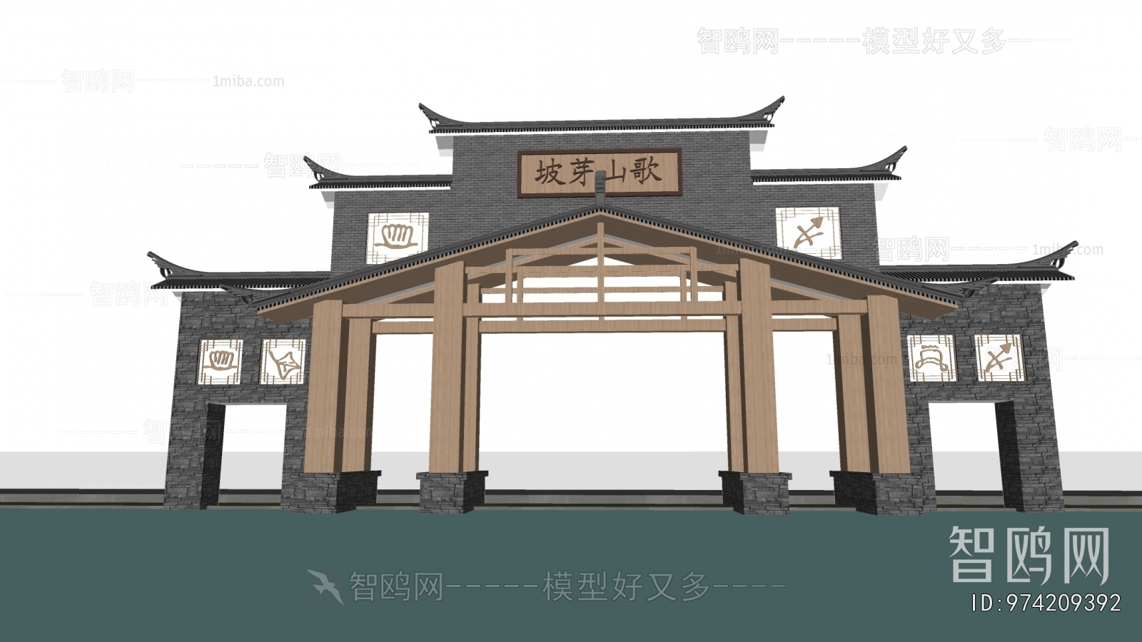 New Chinese Style Facade Element