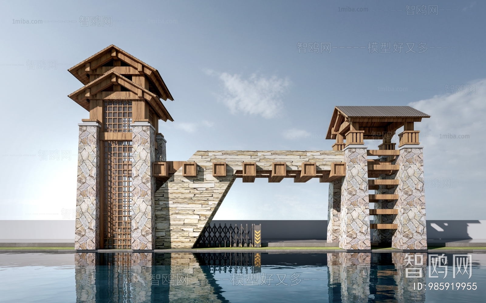 New Chinese Style Facade Element