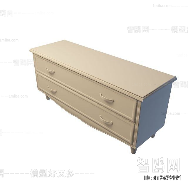 Simple European Style Side Cabinet