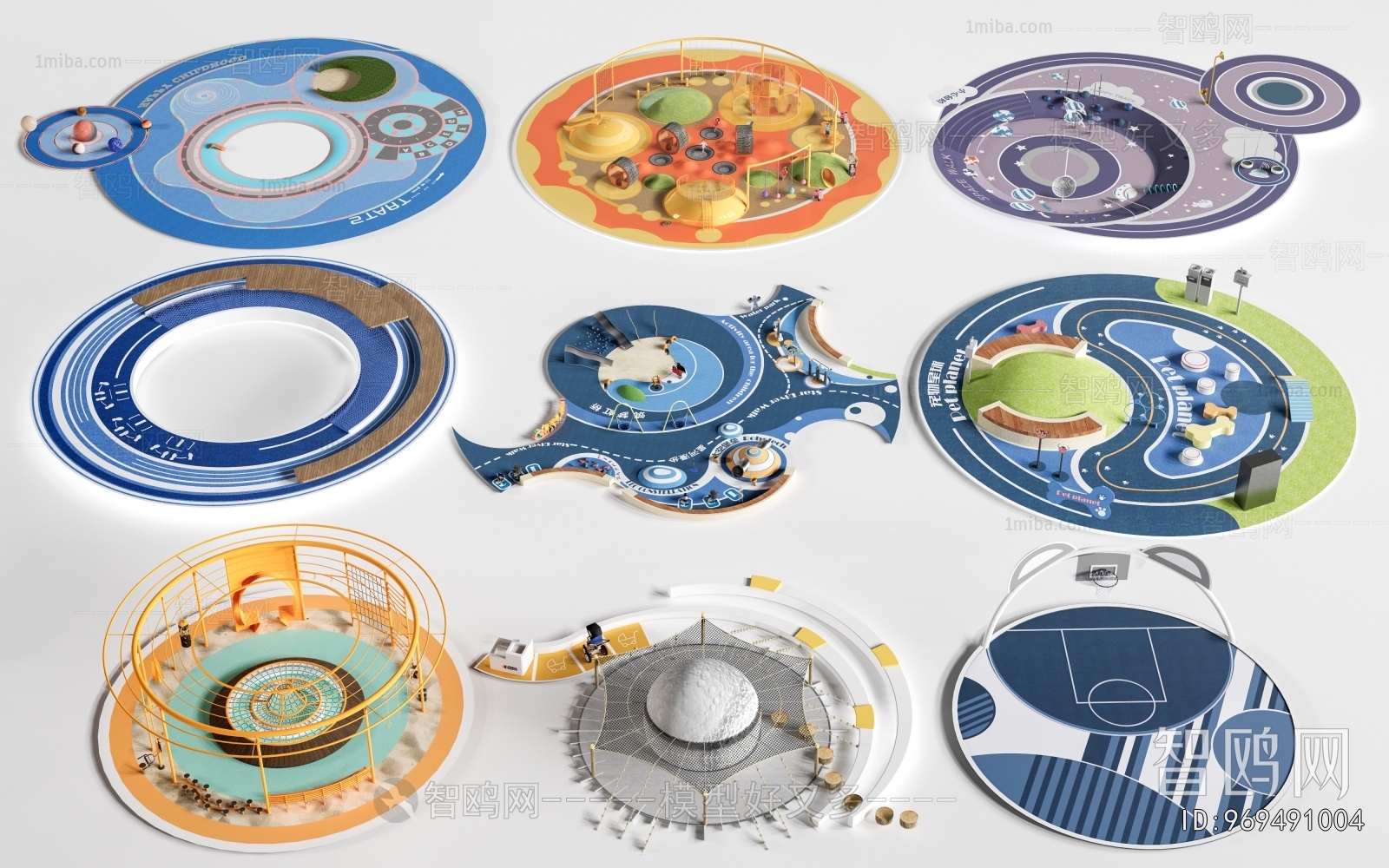 Modern Park Landscape