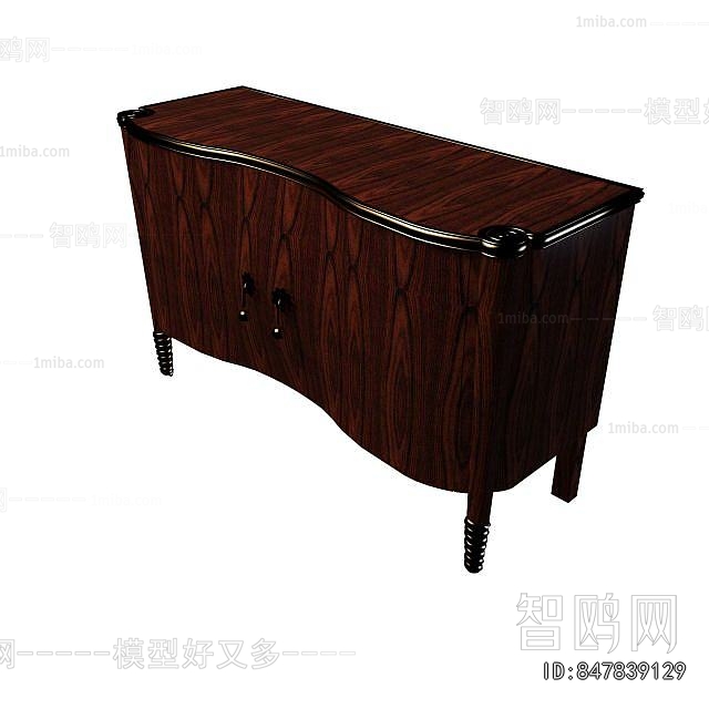 Simple European Style Side Cabinet