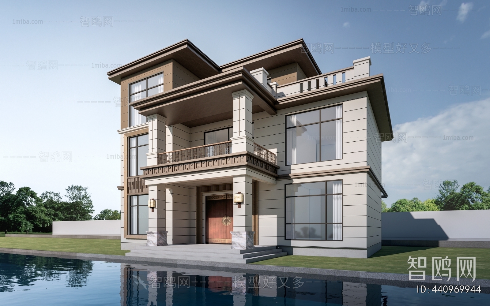 New Chinese Style Detached Villa