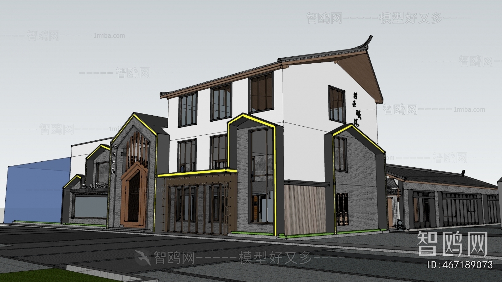 新中式民宿建筑