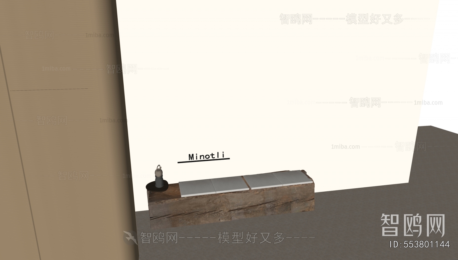 Wabi-sabi Style Bench