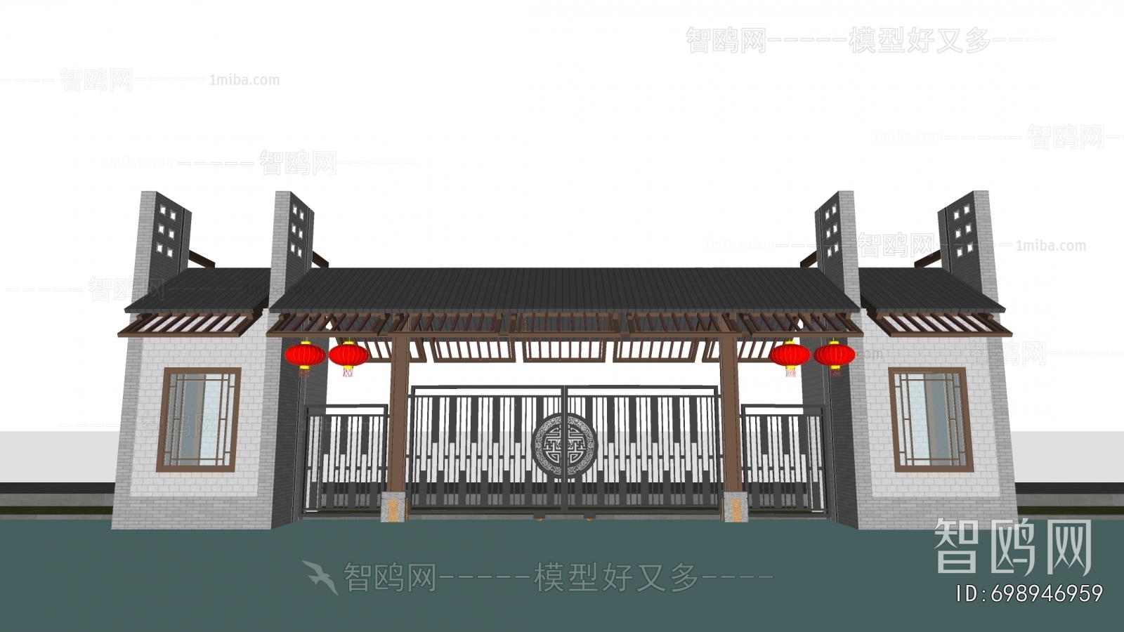 New Chinese Style Facade Element