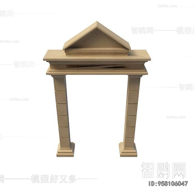 Simple European Style Door