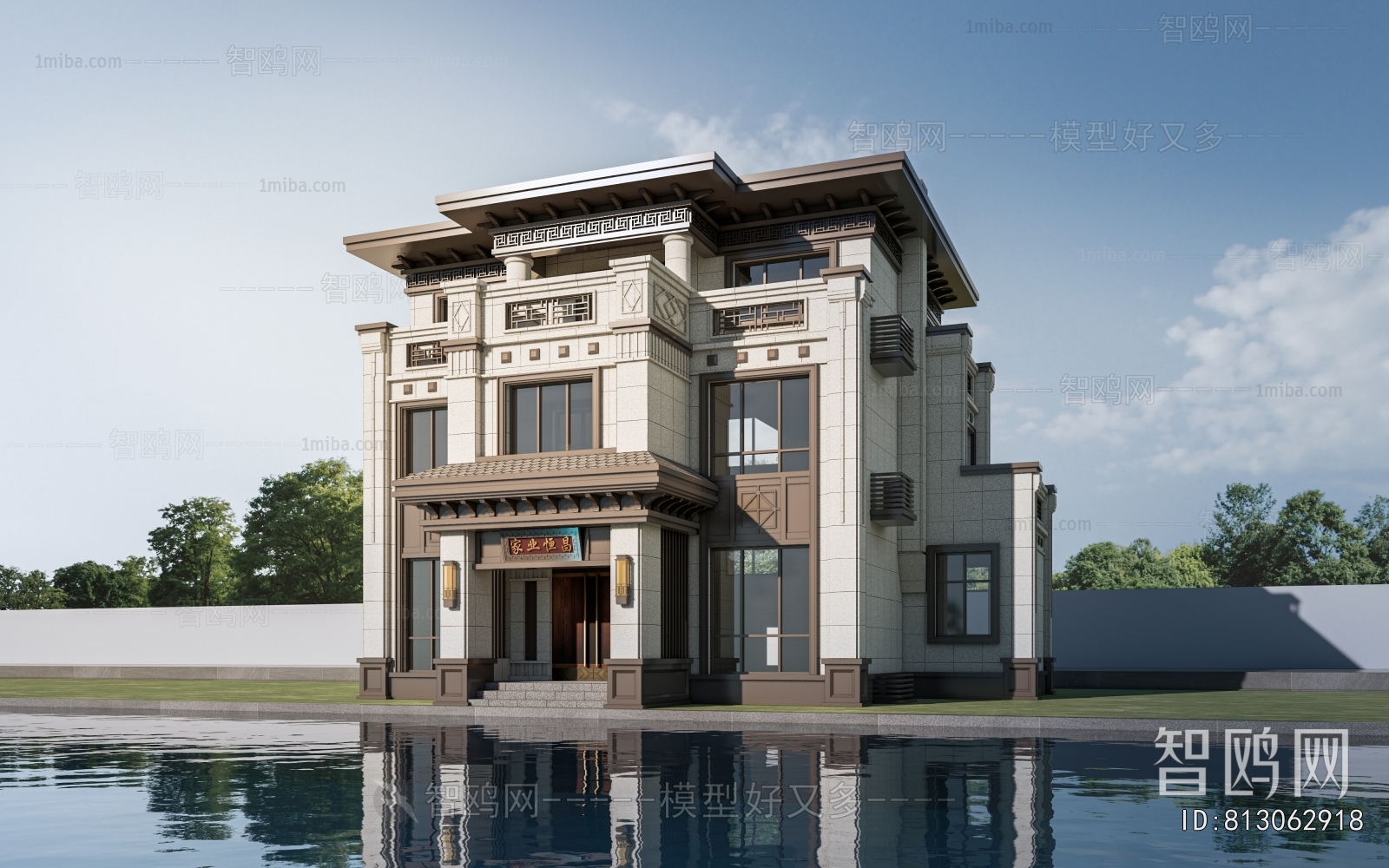 New Chinese Style Detached Villa