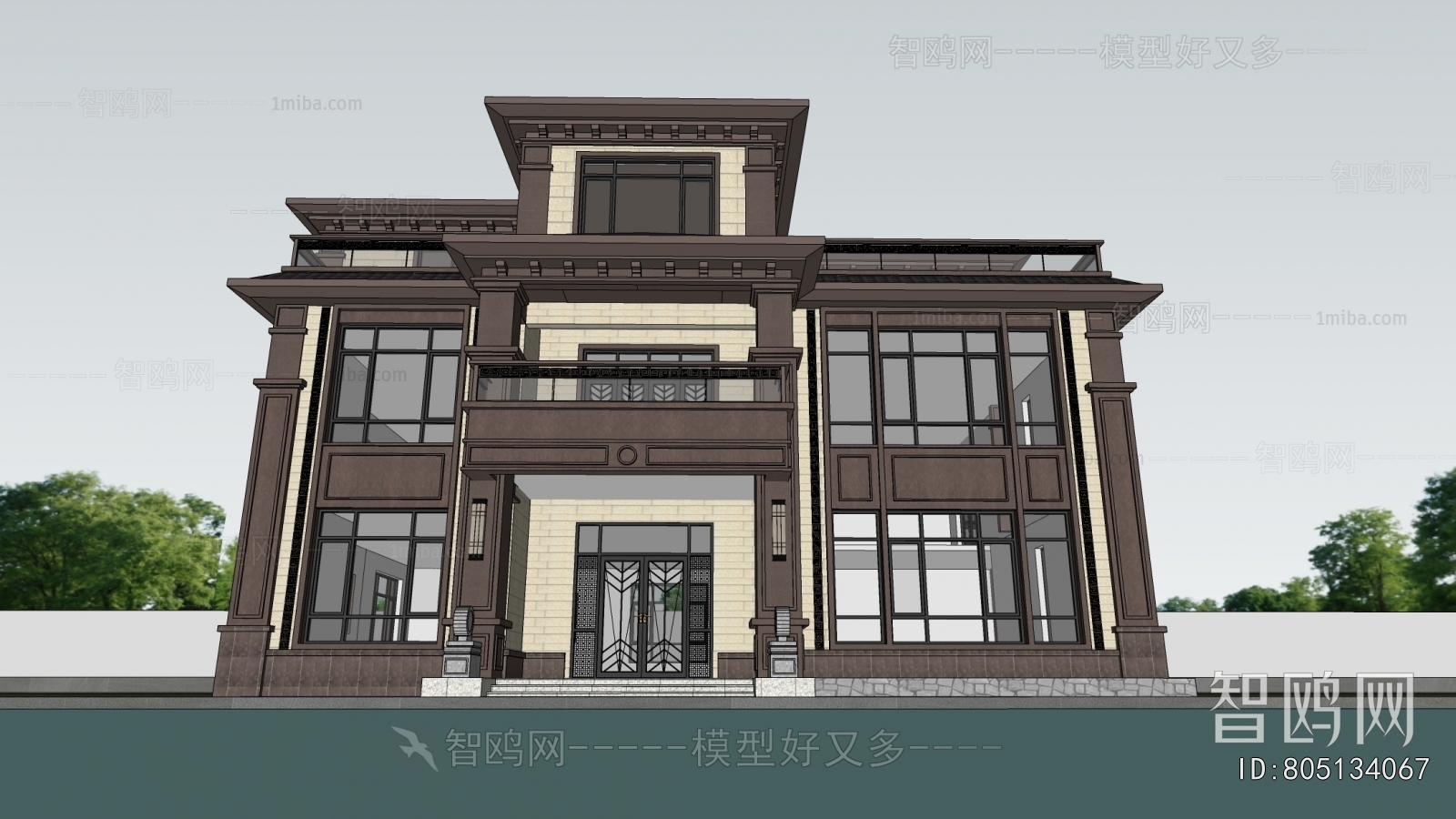 New Chinese Style Detached Villa
