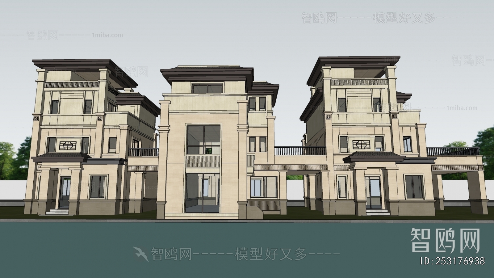 Simple European Style Townhouse