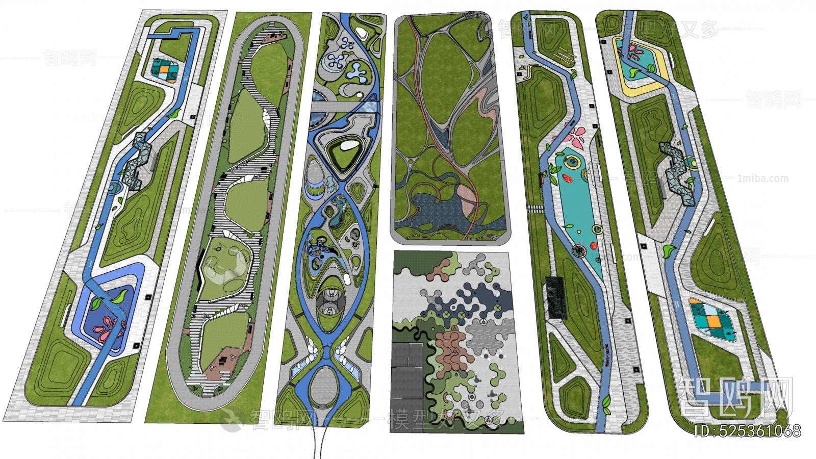 Modern Park Landscape