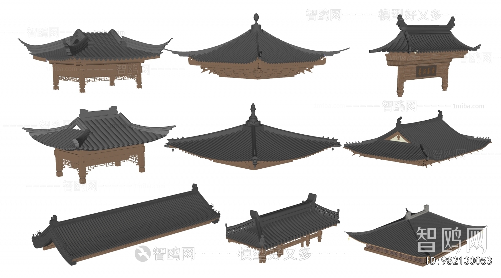 Chinese Style Building Component
