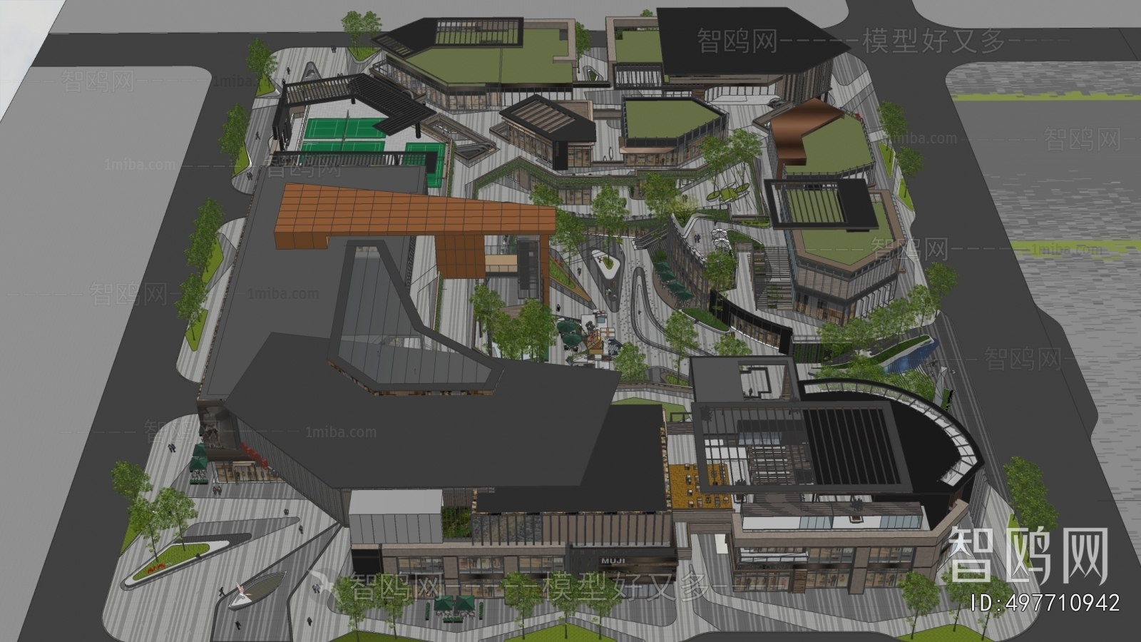 Modern Appearance Of Commercial Building