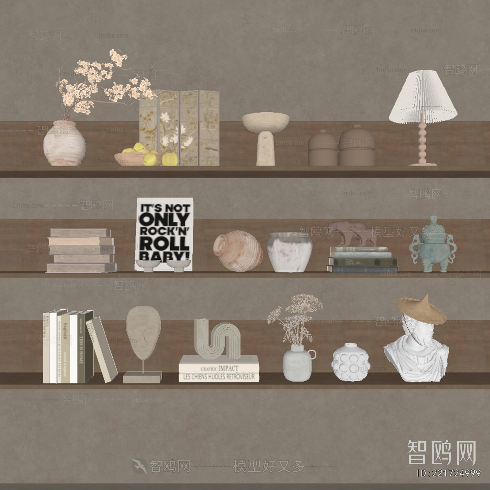 Wabi-sabi Style Decorative Set