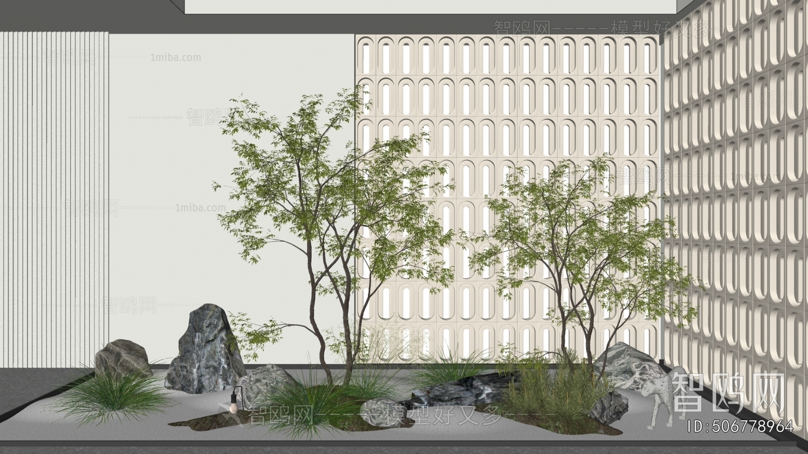现代景观植物小品