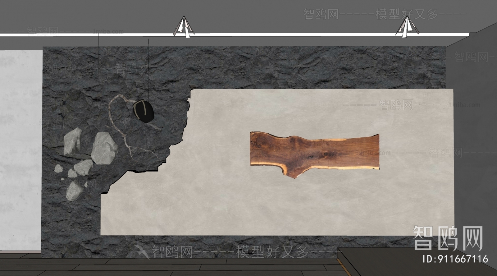 New Chinese Style TV Wall