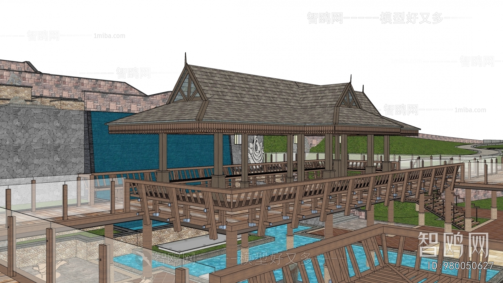 Southeast Asian Style Pavilion