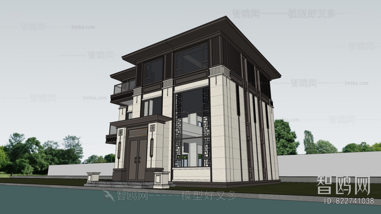New Chinese Style Detached Villa