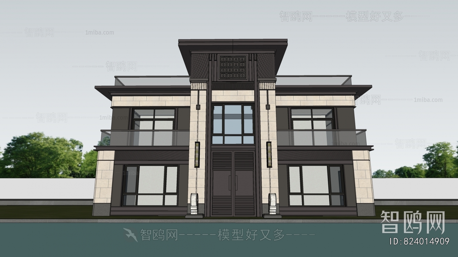 New Chinese Style Detached Villa