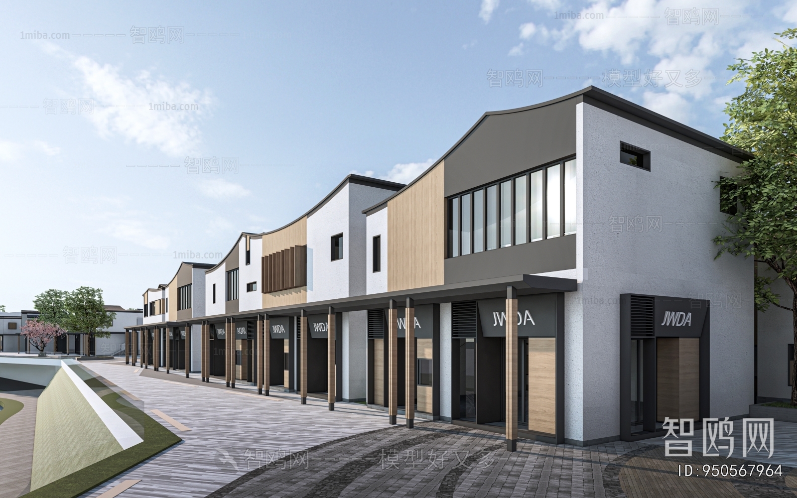 New Chinese Style Commercial Street