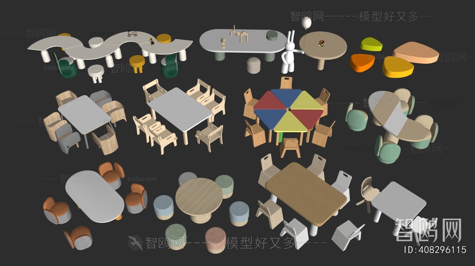 Modern Children's Table/chair