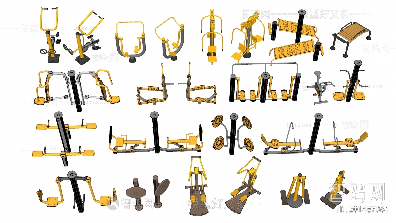 Modern Fitness Equipment