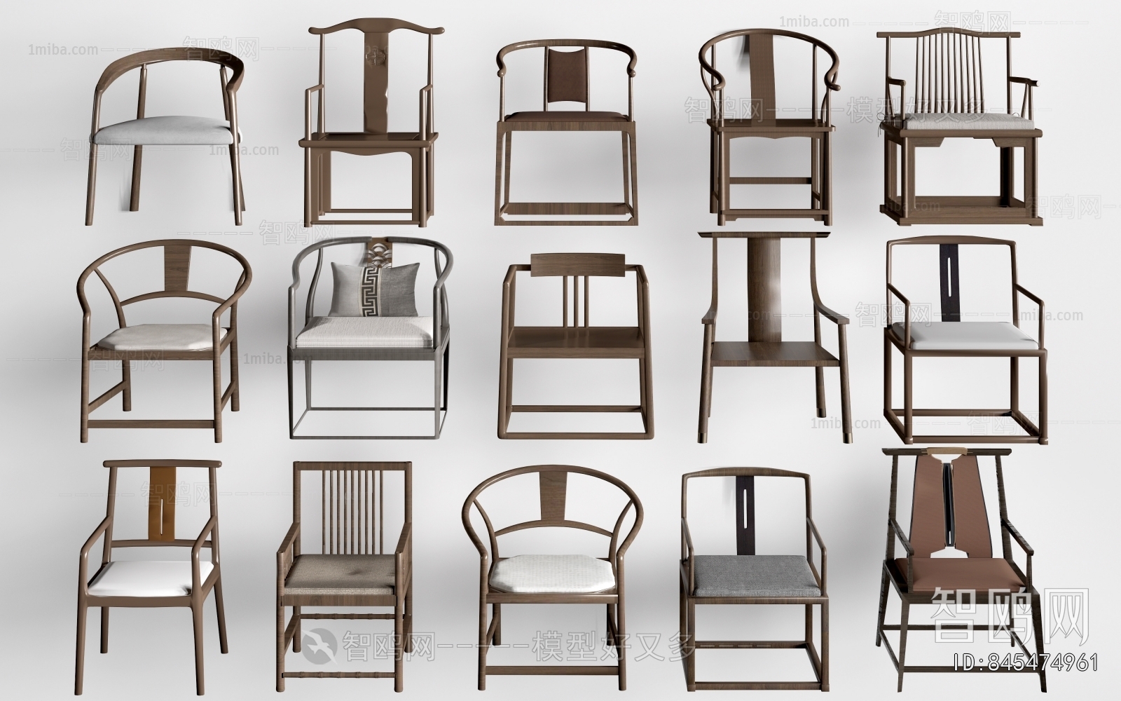 New Chinese Style Lounge Chair