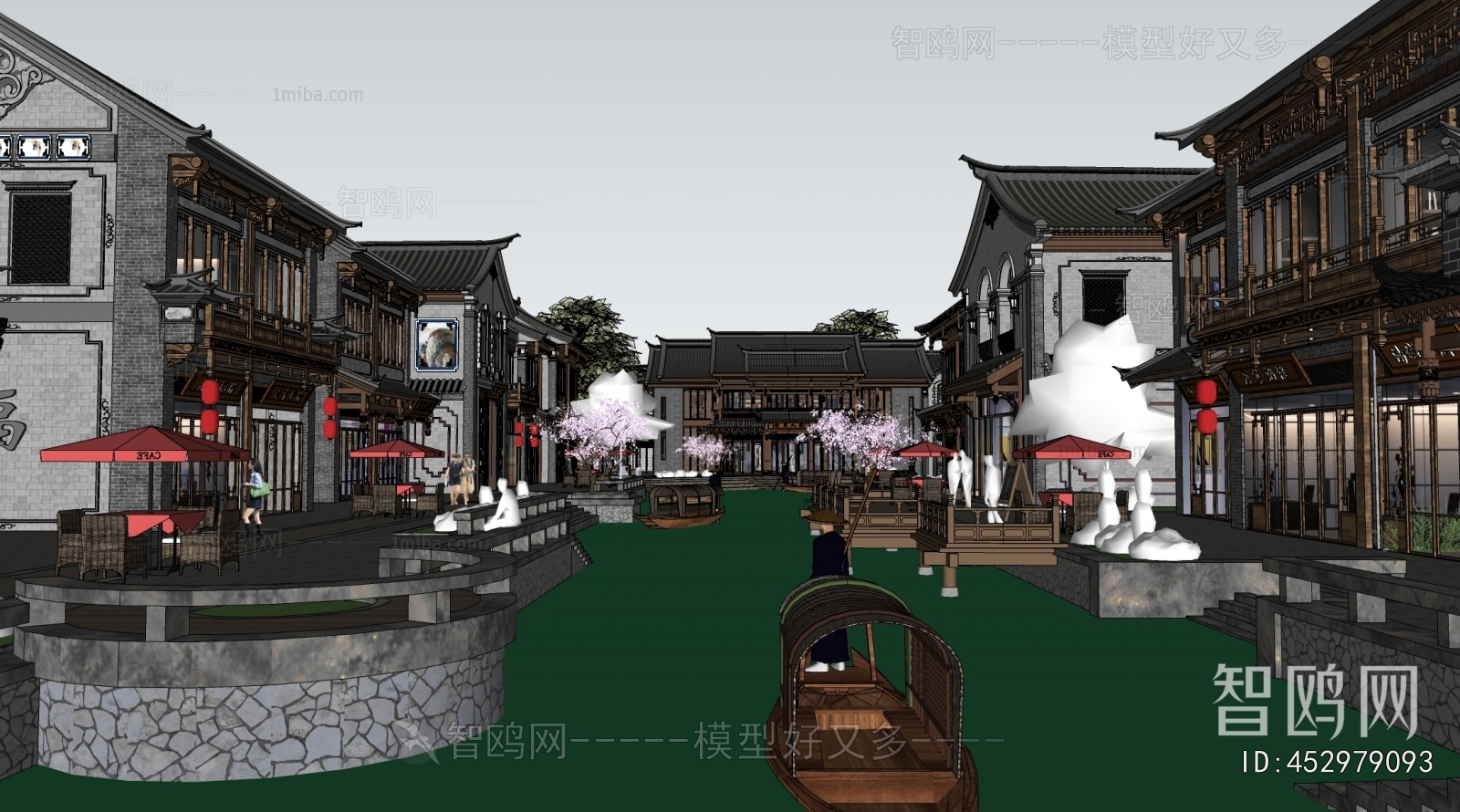 New Chinese Style Commercial Street