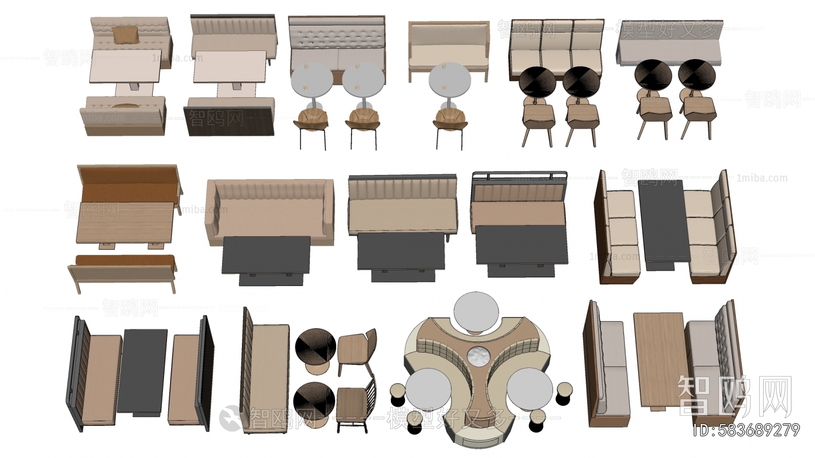 Modern Card Seat Sofa