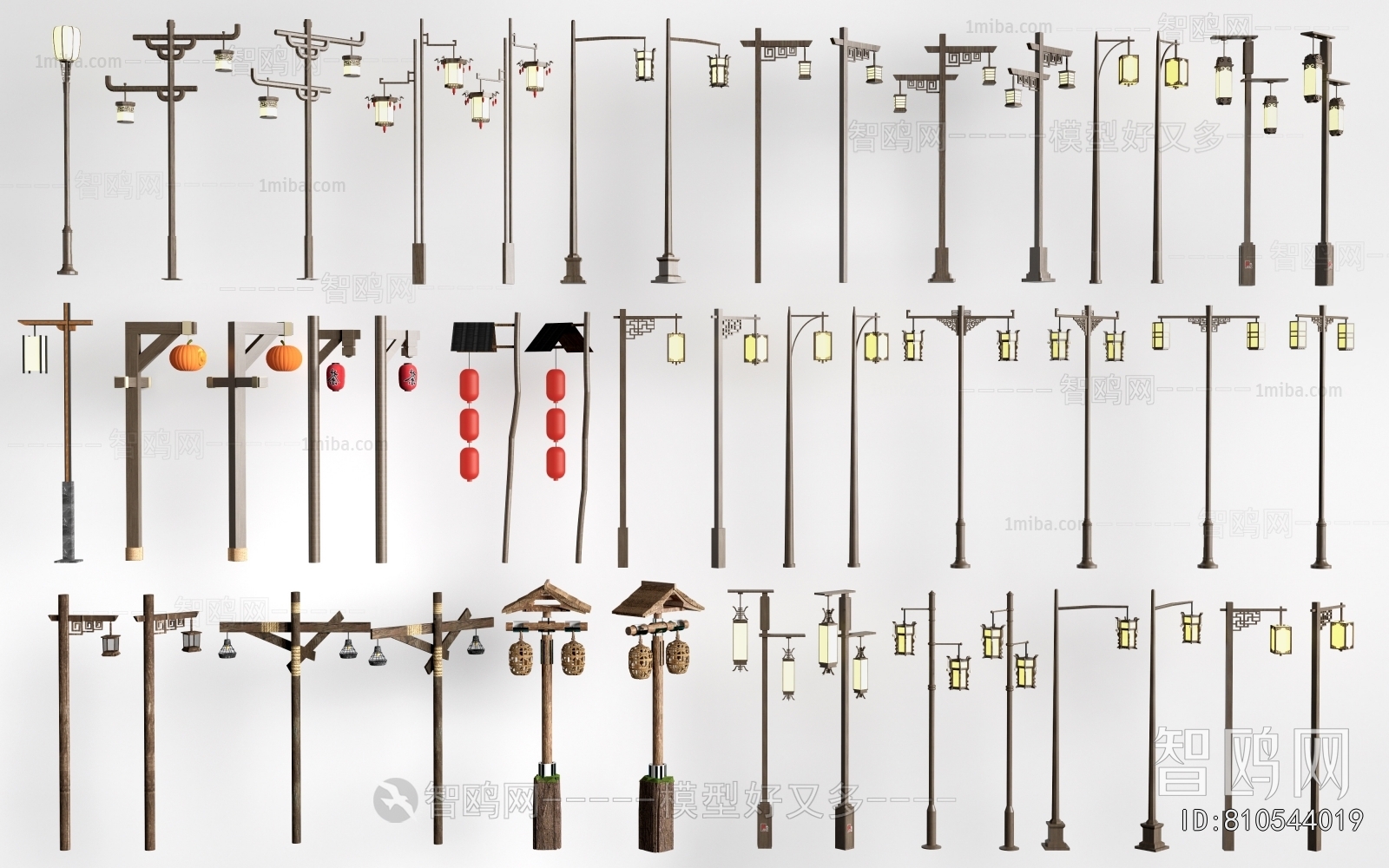 New Chinese Style Outdoor Light