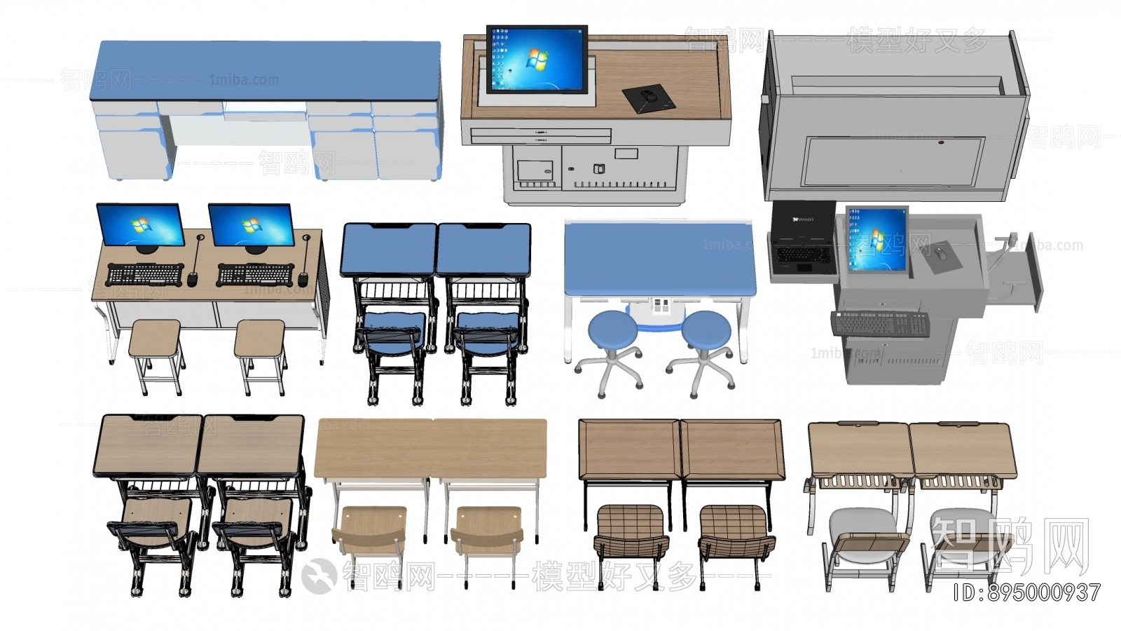 Modern Computer Desk And Chair