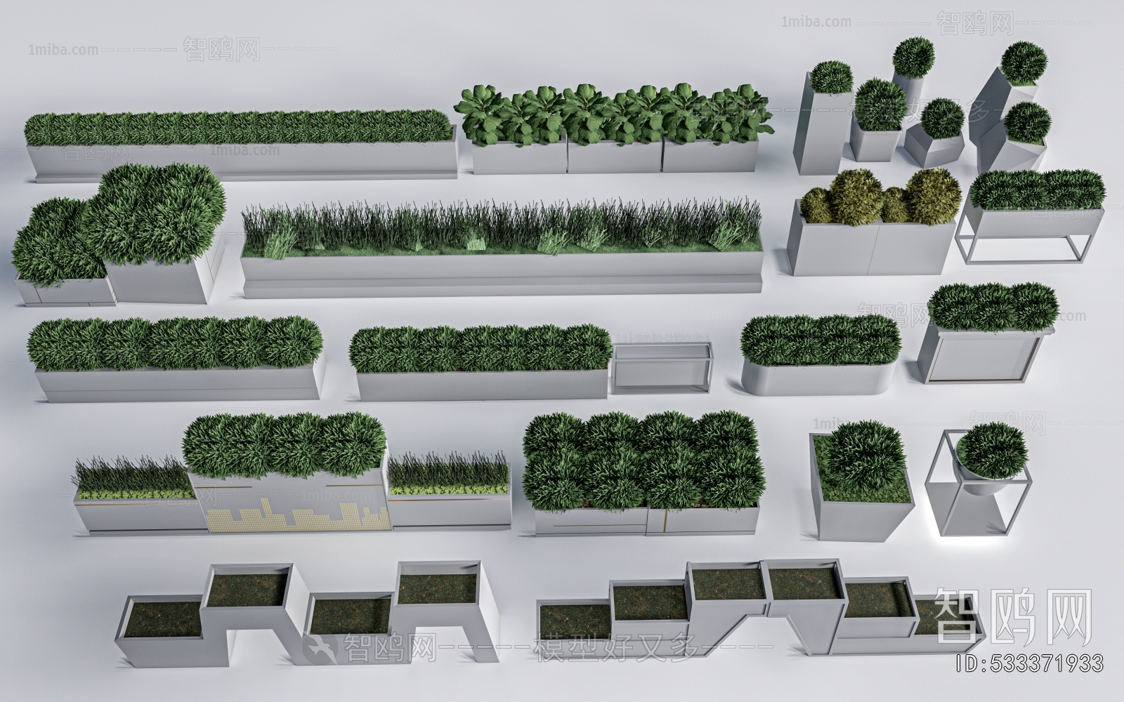 Modern Flower Bed, Flower Bowl, Flower Box