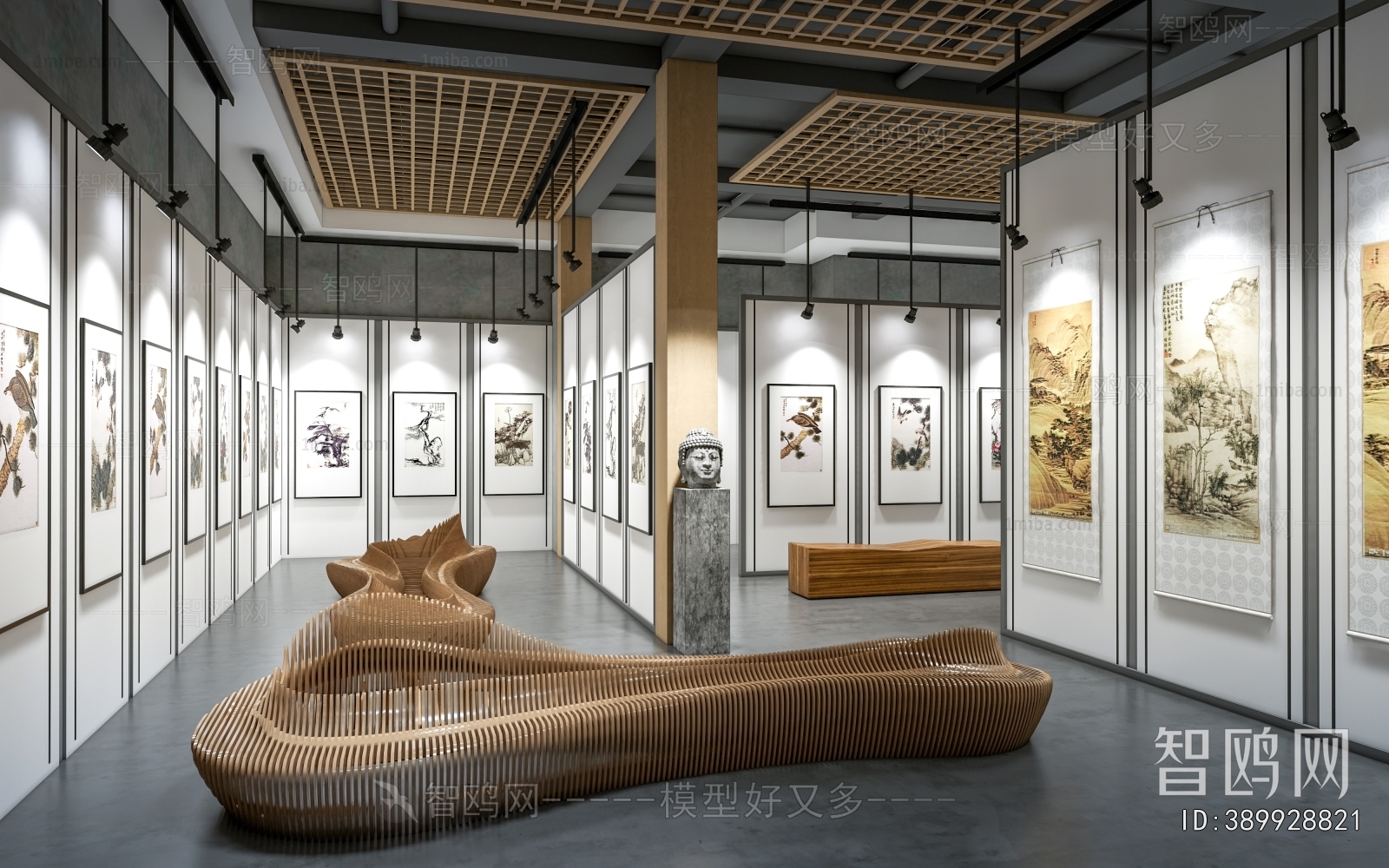 New Chinese Style Exhibition Hall