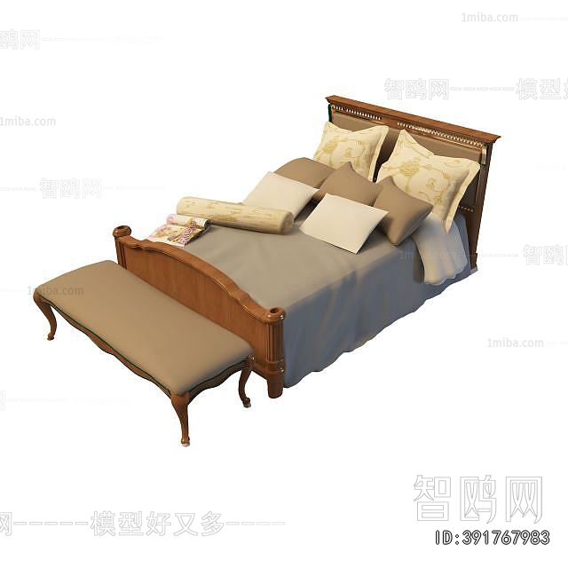 French Style Double Bed