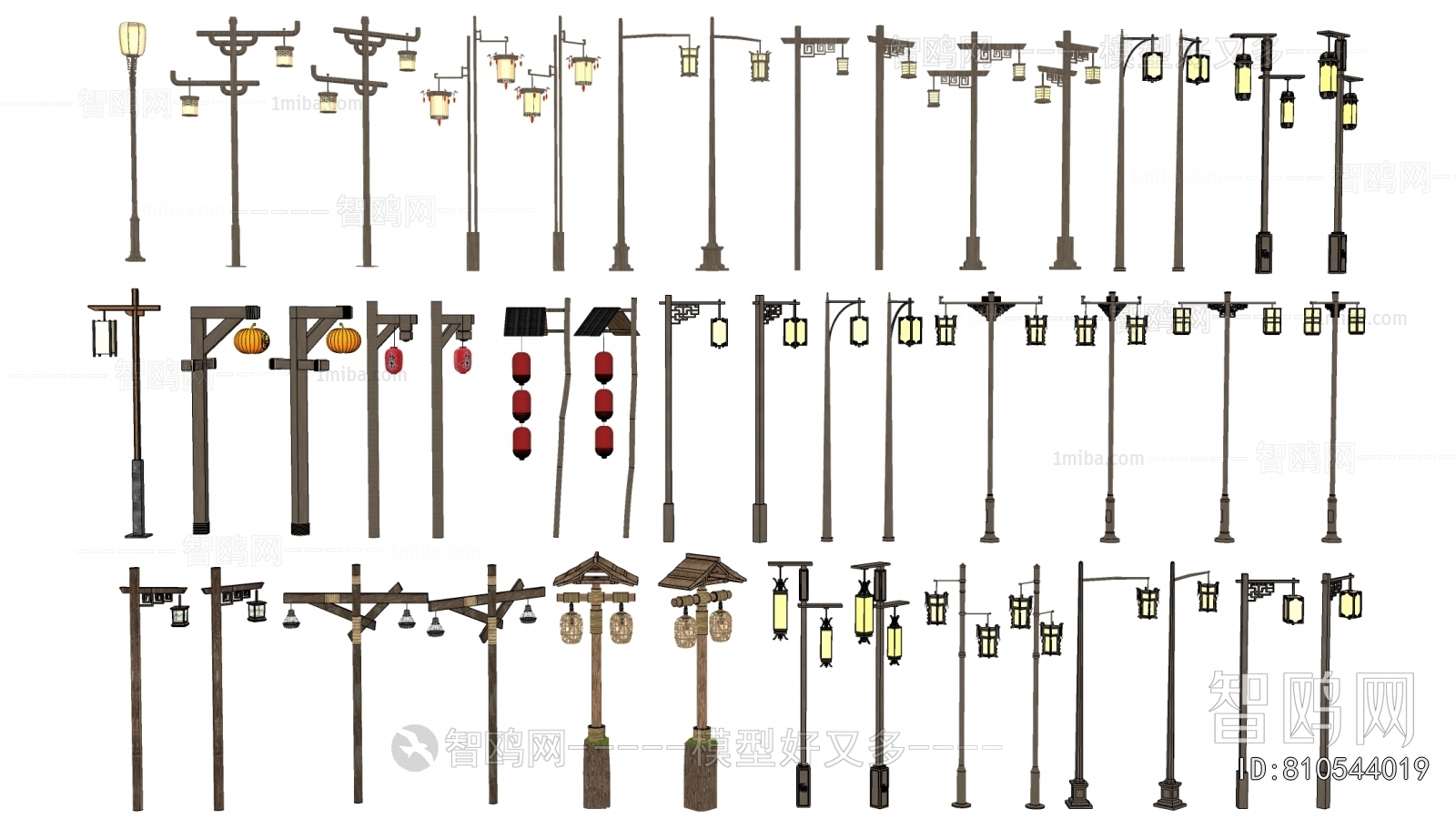 New Chinese Style Outdoor Light