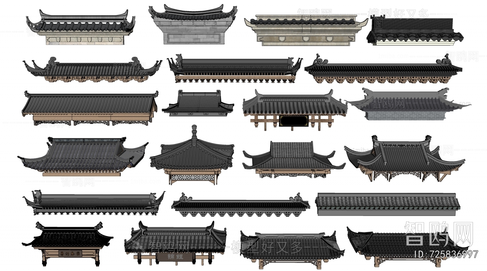New Chinese Style Building Component