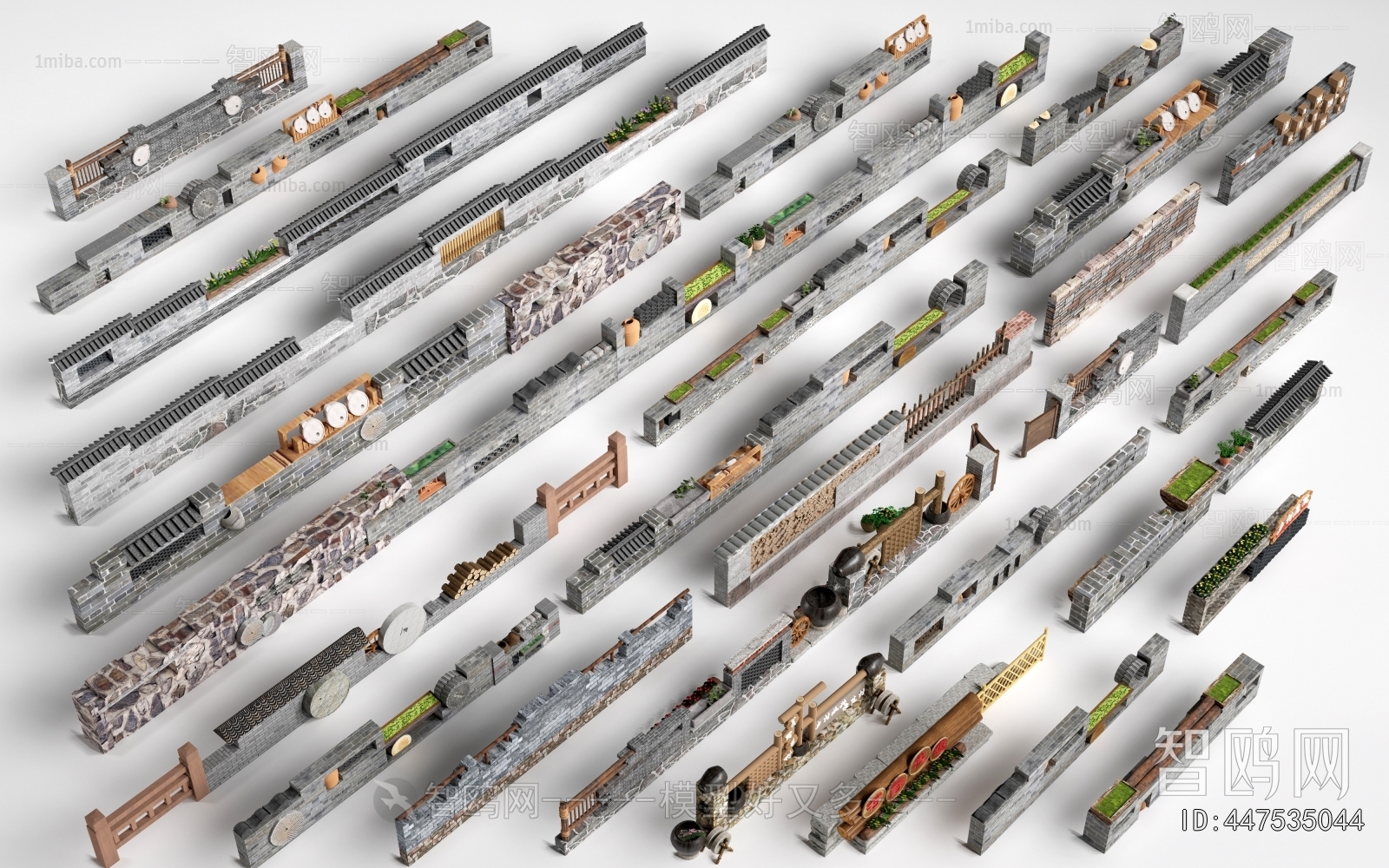 New Chinese Style Landscape Wall