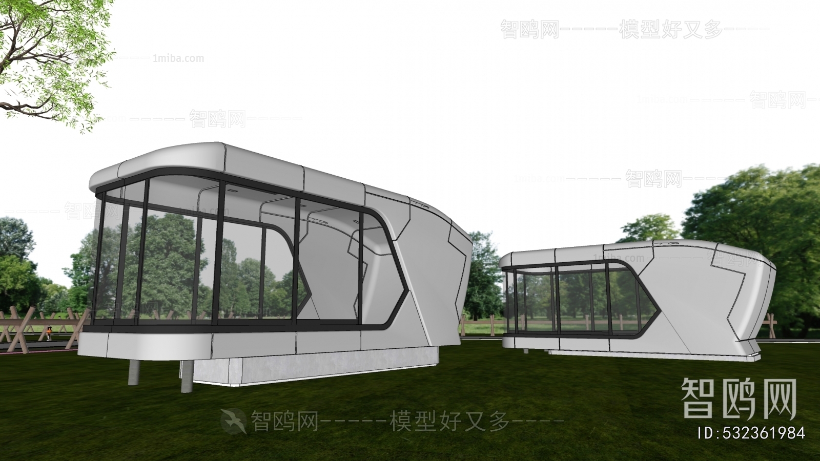 Modern Appearance Of Commercial Building