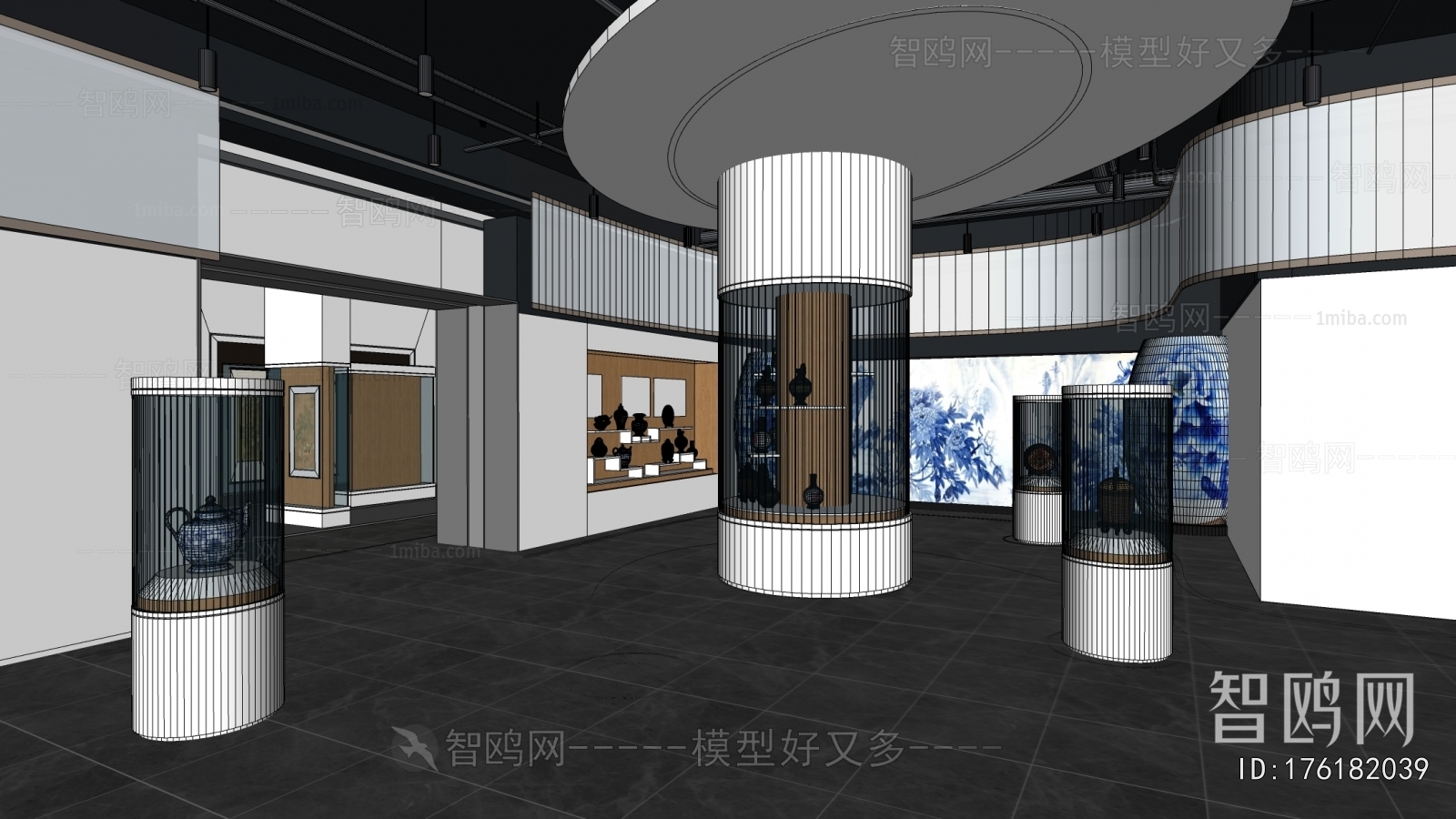 New Chinese Style Exhibition Hall