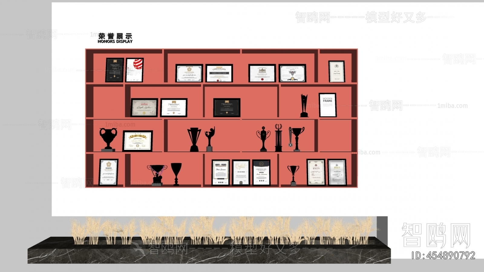 Modern Flag/badge/trophy/certificate