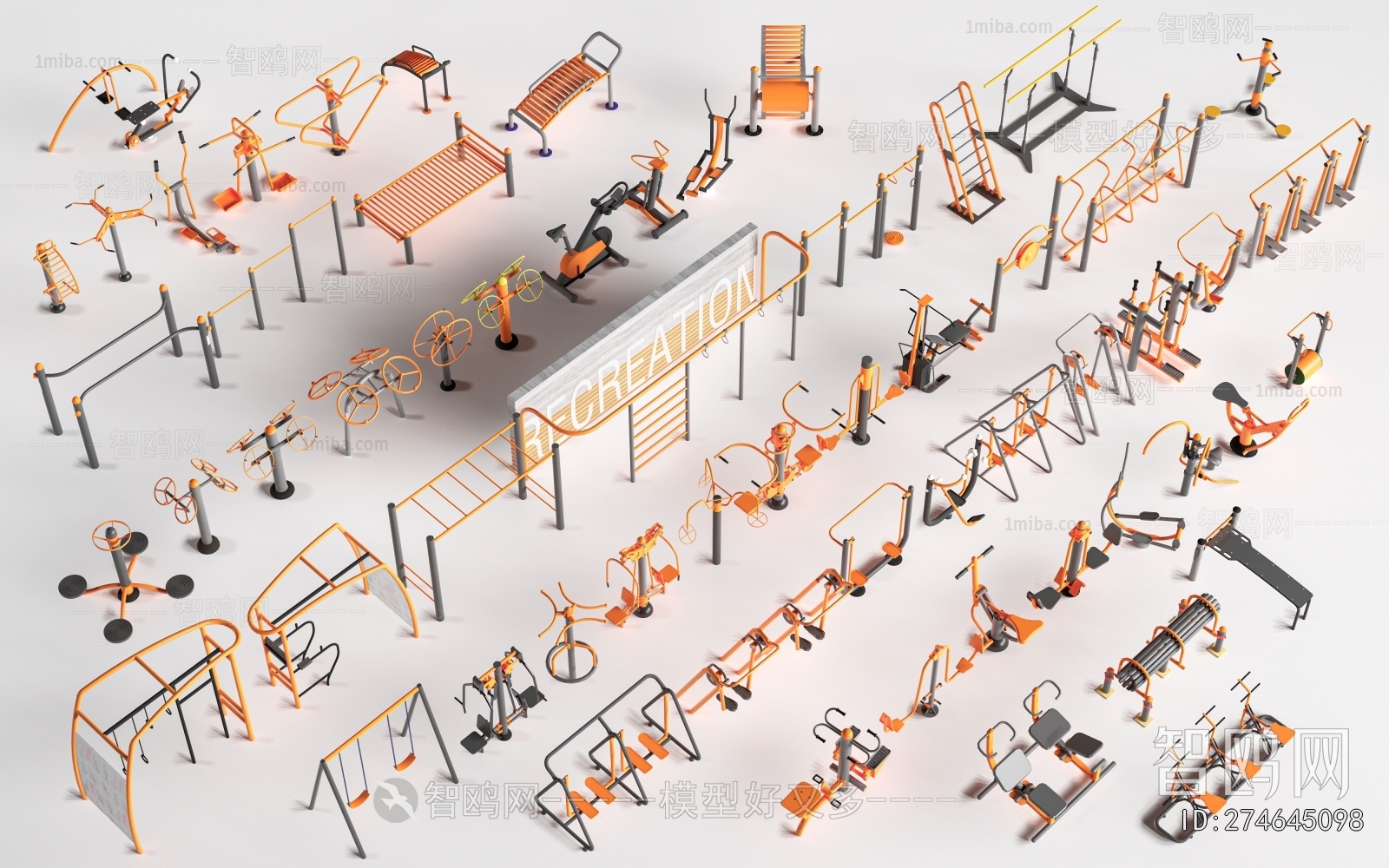 Modern Fitness Equipment