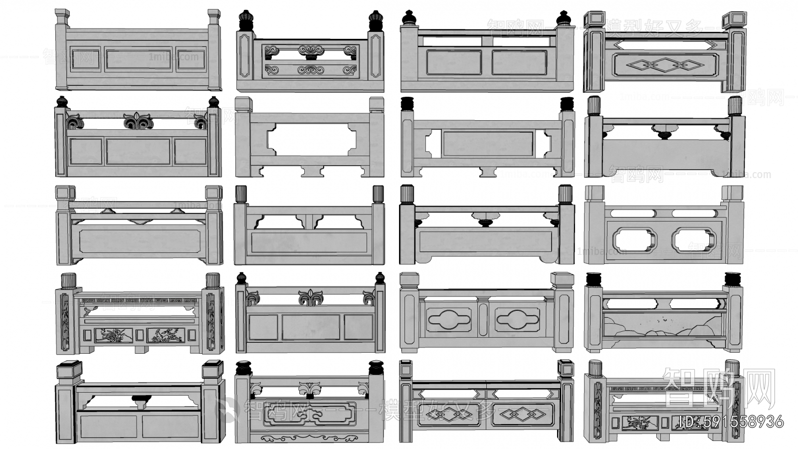 New Chinese Style Guardrail