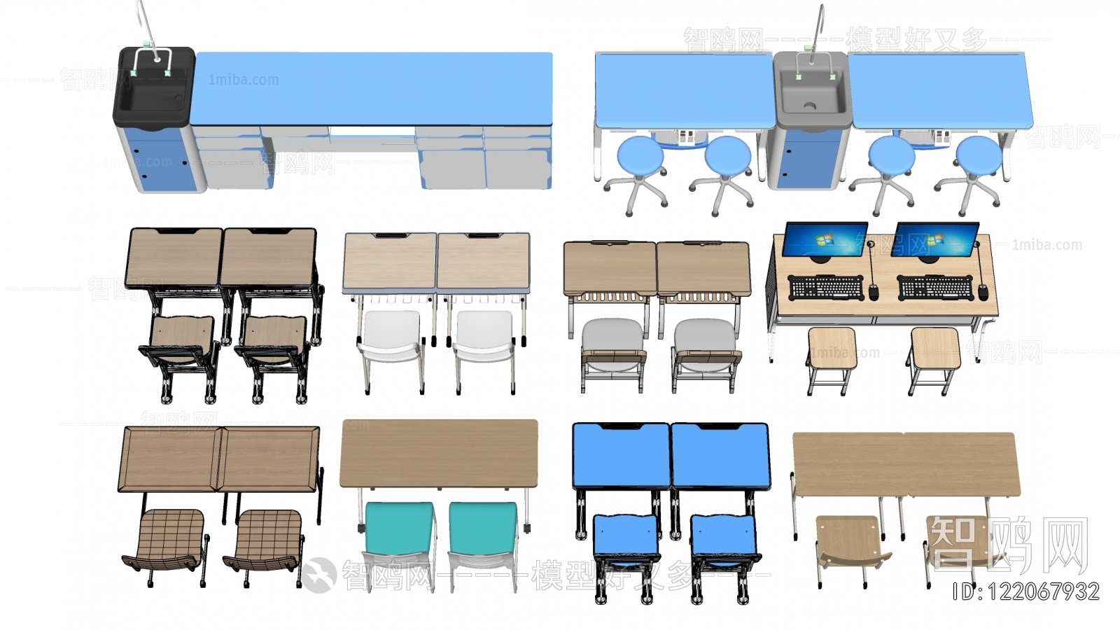 Modern Computer Desk And Chair