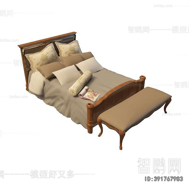 French Style Double Bed
