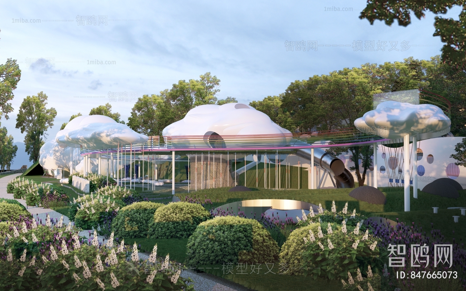 Modern Park Landscape