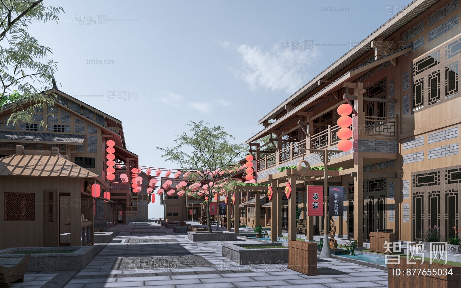 New Chinese Style Commercial Street