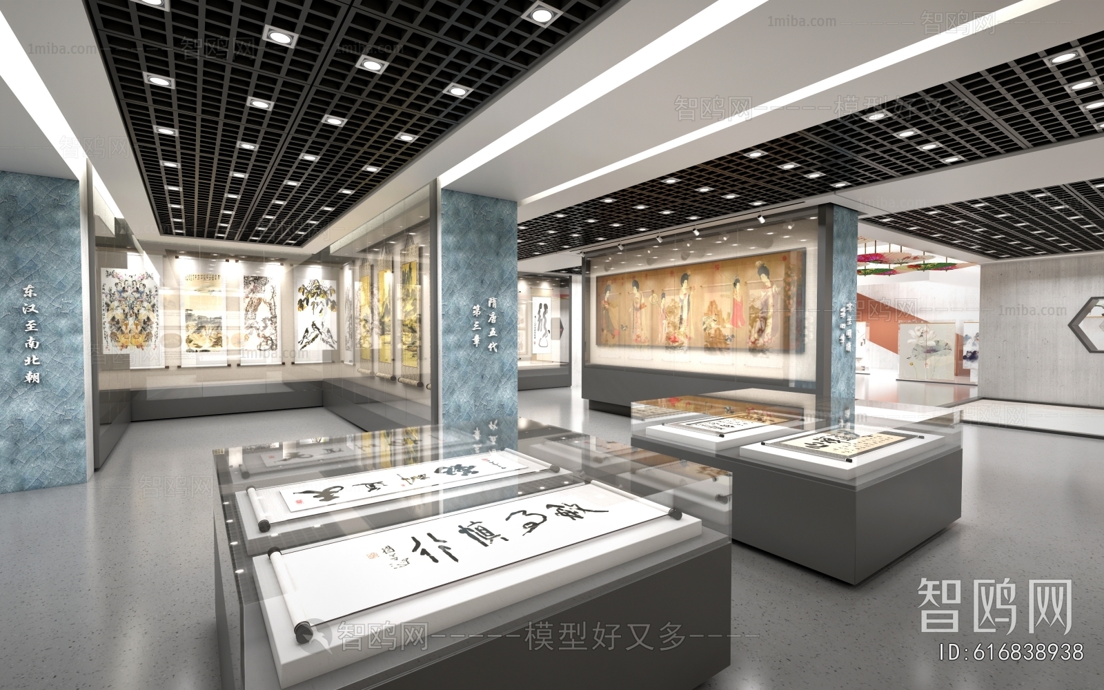 New Chinese Style Exhibition Hall