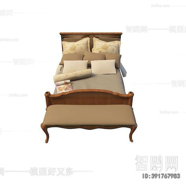 French Style Double Bed