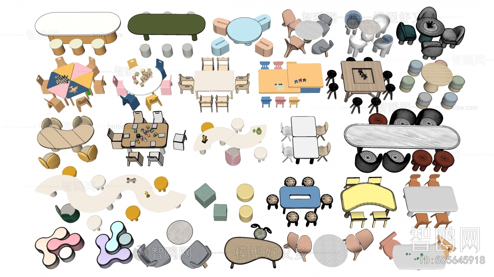 Modern Children's Table/chair